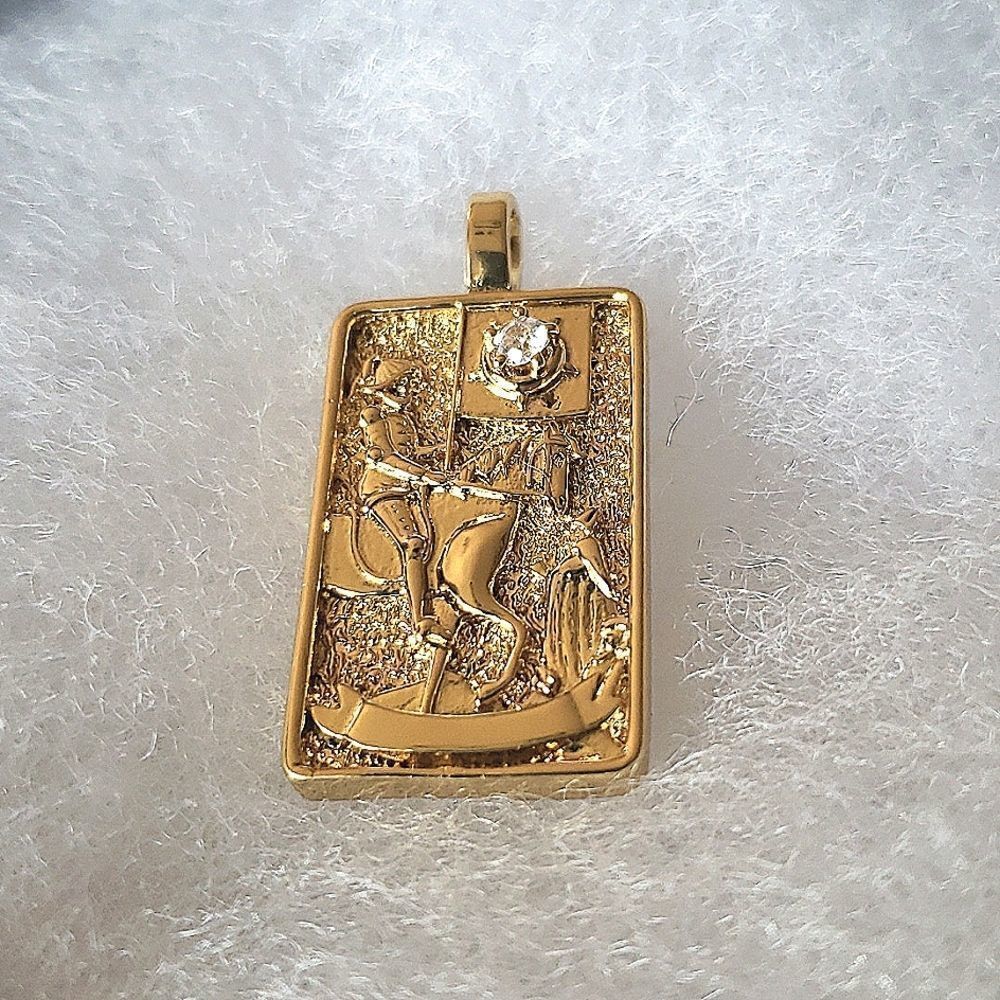 Death, Tarot card pendant